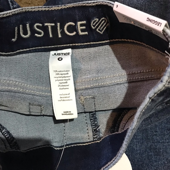 New justice leggins size 6 - Picture 3 of 4